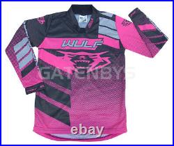 New Kids Wulfsport Pink Motocross Boot Shirt & Pants Bundle (All Sizes) Youth Mx