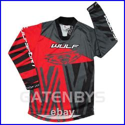 New Kids Wulfsport Red Motocross Boot Shirt & Pants Bundle (All Sizes) Youth Mx