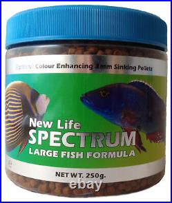 New Life Spectrum Large Fish Formula 3mm Sinking Food Pellet Cichlid Marine
