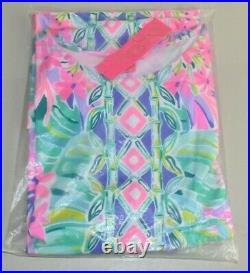 New Lilly Pulitzer OPHELIA SWING DRESS It Was All A Dream Pink Lilac Blue L XL