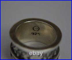 New Masonic Ring Large Hoop Massive Sterling Silver 925 Handmade All Sz US 9 13