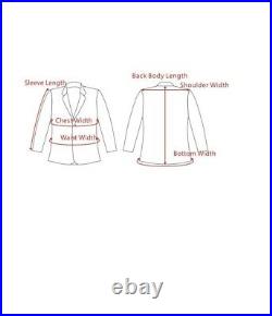 New Men's Blazer 100% Pure Soft Lambskin Slim Fit Stylish 3 Button blazer ZL70