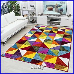 New Modern Luxury Hand Carved Multi Colours Carpets Runner Small Large Area Rugs