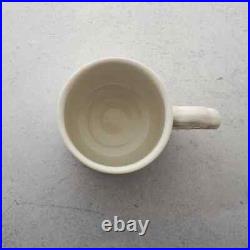 New Mug cup Usuki ware coffee tea cup White porcelain no luster Large