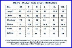 New Pockets Leather Jacket For Men 100% Soft Sheepskin Slim Fit Jacket
