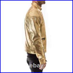 New handmade Men's Leather Jacket 100% Real Soft Lambskin Slim Fit jacket ZL248