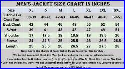 New handmade Men's Leather Jacket 100% Real Soft Lambskin Slim Fit jacket ZL248