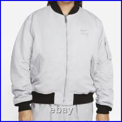 Nike Air Bomber Jacket Wolf Grey UK L Therma Fit Bnwt Shower Resistant Large