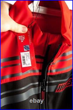 Official Marc Marquez Red Striped Soft-shell Jacket 19 63004