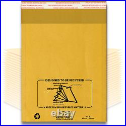 Padded Bubble Lined Envelopes / Bags / Mailers Gold All Sizes Fast Courier