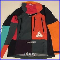 Palace NYC Exclusive All Over Multicolor Patchwork Gortex Jacket Medium Large