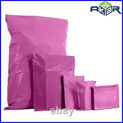 Pink Mailing Bags Postal Poly Plastic Self Seal Postage Large & Small All Sizes