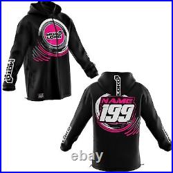 Pink Zen Sublimated Softshell Jacket (Adult) Motocross Motorsport Race Name N