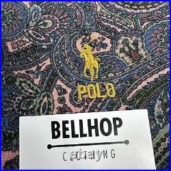 Polo Ralph Lauren Bedford 1 All Over Print Paisley Hoodie Extra Large XL -BNWT