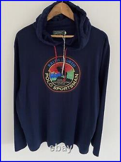 Polo Ralph Lauren Jumper Polo Sportsman Country Navy Blue Pull Over XL X Large