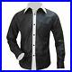 Premium New Design Men's Leather Shirt Real Sheepskin Slim Fit Causal shirt ZL80
