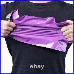 Purple Coloured Mailing Bags Strong Polythene Postage Plastic Mail Seal All Size