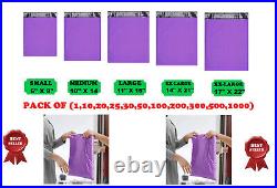 Purple Mailing Bags Small, Medium, Large, Ex- Large xx- Large