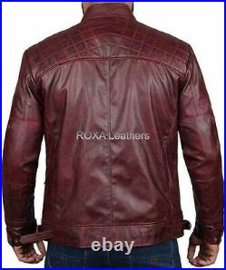 ROXA URBAN Men New Authentic Lambskin Real Leather Jacket Casual Party Wear Coat