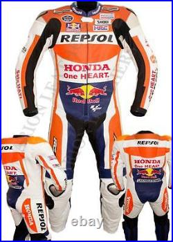 Racing Motorcycle Motorbike Leather Suit Jacket and Trouser 2 Piece and 1 Piece