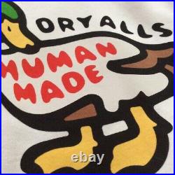 Rare Dry Alls Human Made Duck Sweatshirt Hoodie Sz L Nigo Pharrell Virgil Bape
