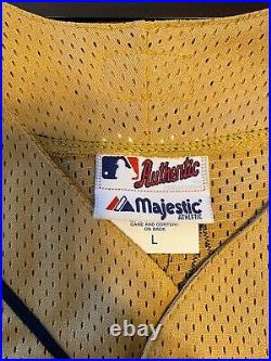 Rare Vintage Majestic 2002 MLB All Star Game New York Mets Mike Piazza Jersey