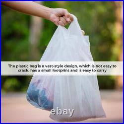 Reusable Plastic Vest Carrier Bags Assorted Colors for Grocery All Sizes