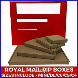 Royal Mail PIP CHEAPEST Large Letter Box Cardboard Postal Post Mailing All Sizes