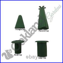 Rubber Cane Caps All Types Garden Pyramid Top Eye Protection Bamboo Wigwam