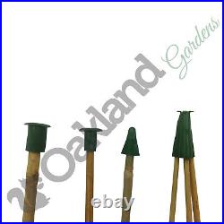 Rubber Cane Caps All Types Garden Pyramid Top Eye Protection Bamboo Wigwam