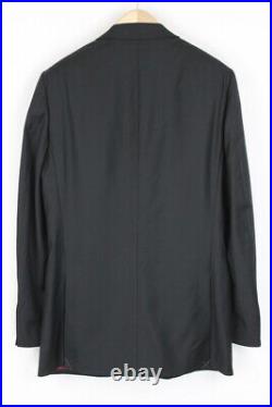 SUITSUPPLY New Verona UK40L Men Jacket Formal Woolen Long Black Tuxedo