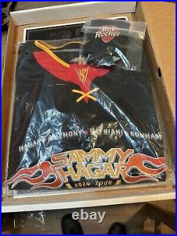 Sammy Hagar Best of All Worlds Tour VIP PACKAGE! Size Large