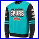 San Antonio Spurs Mitchell & Ness NBA All Over 2.0 Crew Jumper Teal
