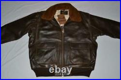 Schott Nyc G1s G-1 Leather Flight Jacket Antique Brown All Sizes New Authentic