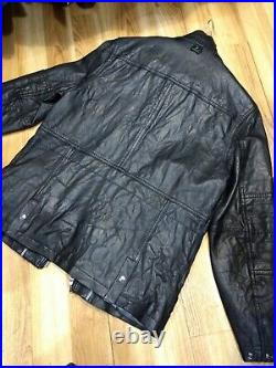 Schott Nyc Leather SALE Vintaged Racer# Staff JF207 Jacket BLACK NEW withTags Rare