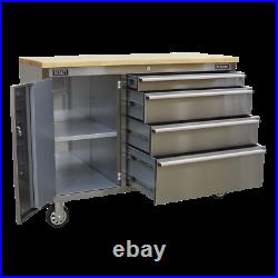 Sealey Mobile Stainless Steel Tool Cabinet 4 Drawer AP4804SS