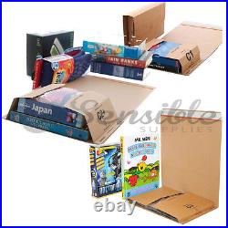 Selection Of Royal Mail Small Parcel Cardboard Mailer Wrap Boxes All Sizes