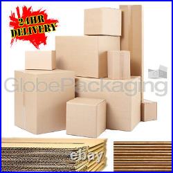 Single & Double Wall Cardboard Postal Removal Moving Boxes All Sizes / Qty's