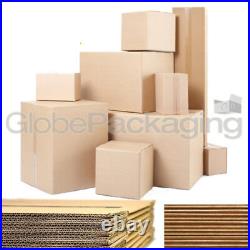 Single & Double Wall Cardboard Postal Removal Moving Boxes All Sizes / Qty's