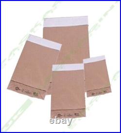 Small & Large Brown Kraft Paper Mailing Postal Bags Gusset Envelopes 100gsm -all