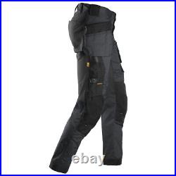 Snickers Work Trousers All Roundwork Slim Fit Stretch Cargo Holster Pocket 6241