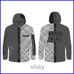 Stealth Scribble Customised/Sublimated Softshell Jacket (Adult) Motocross Mot