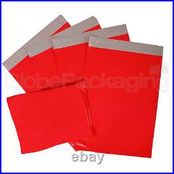Strong Red Postal Plastic Postage Poly Mailing Bags Mailers All Sizes/qty's