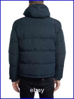 Superdry Men's Everest Short Puffer Jacket, Blue