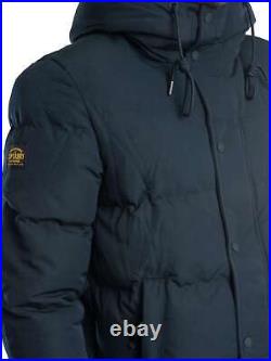 Superdry Men's Everest Short Puffer Jacket, Blue