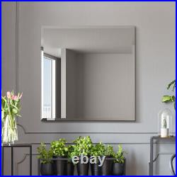 The Moderni New Large All Glass bevelled Square Wall Mirror 31x 31 (80x80cm)