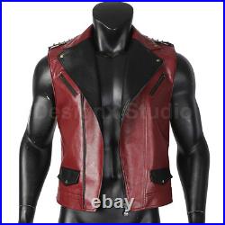 Thor Love And Thunder Chris Cosplay Club Biker Style Real Lambskin Leather Vest
