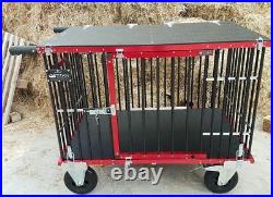 Titan 1 Berth LARGE Aluminium Dog Show Trolley with 8 All Terrain Wheels