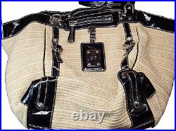 Trendy Large Rafe New York Straw Handbag Carry All Roomy