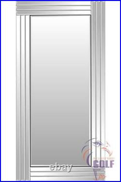 Turino Full Length All Mirror Glass Leaner Wall Mirror 5ft9 x 2ft9 174cm x 85cm